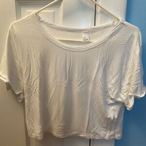 SweatyRocks Women's Casual Round Neck Short Sleeve Soild Basic Crop Top T-Shirt